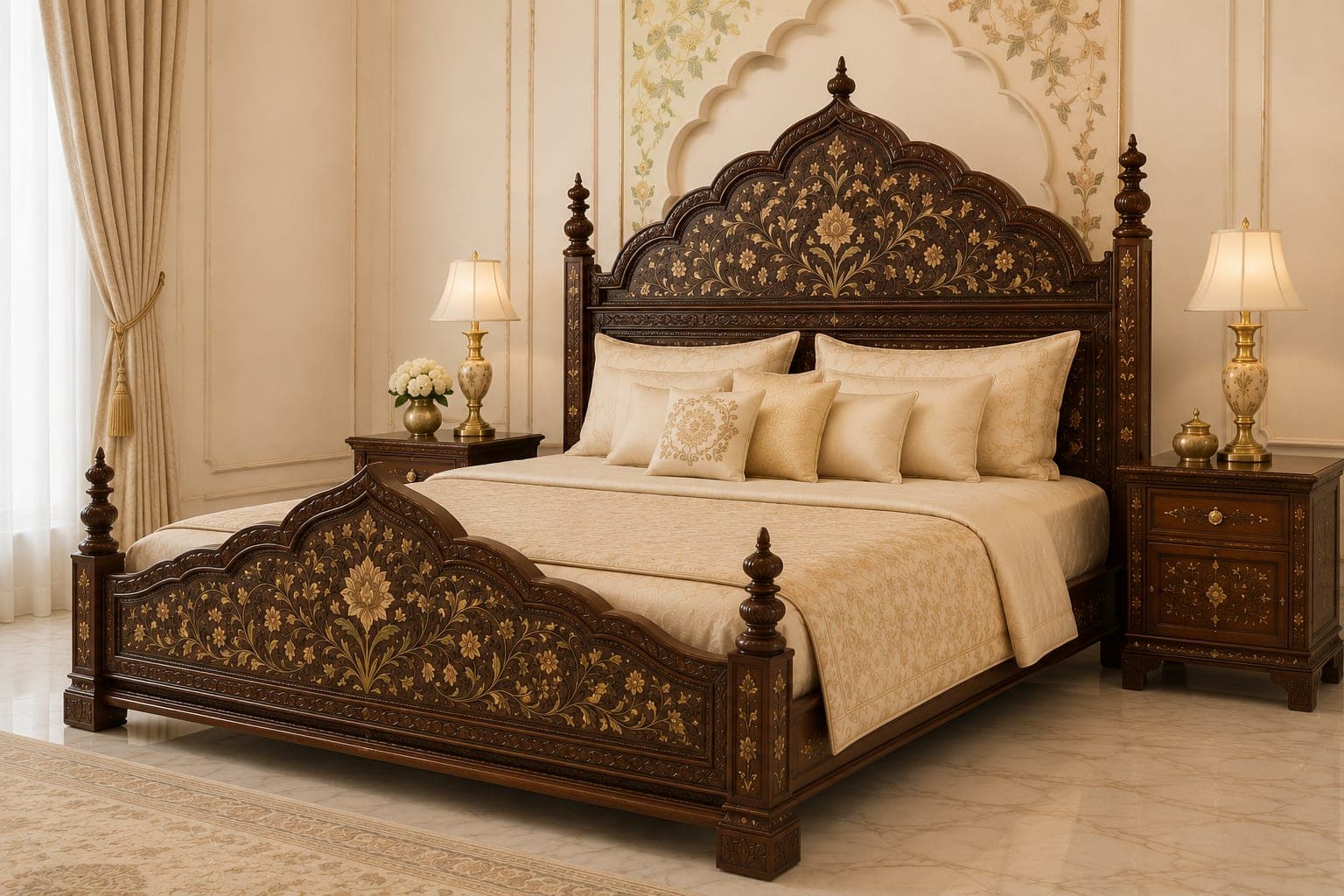 Mughal Grace Bed - view 3
