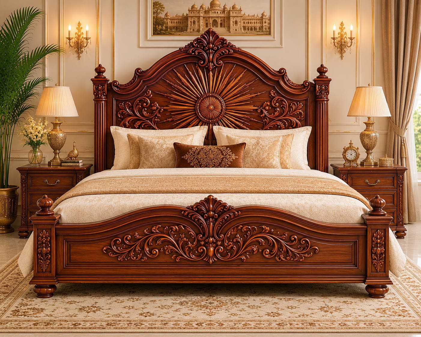 Surya Mahal Bed - view 1
