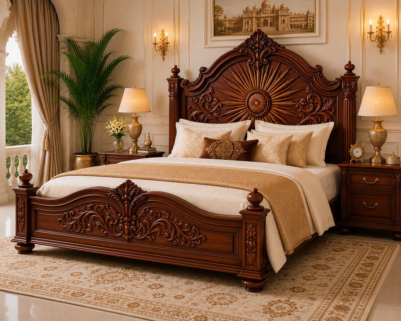 Surya Mahal Bed - view 3