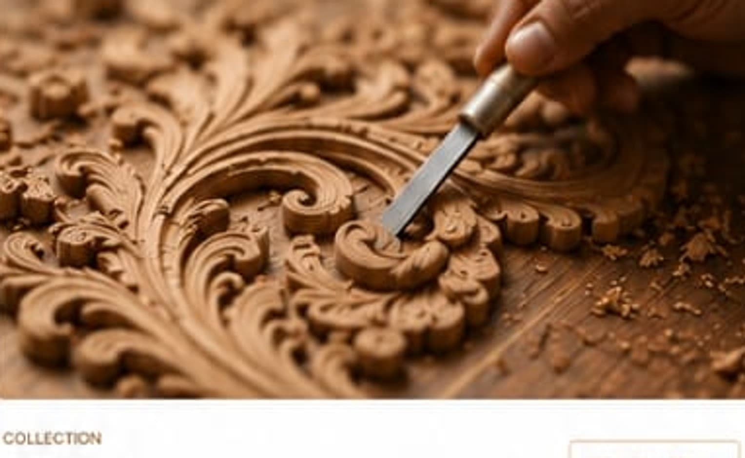 Wood carving craftsmanship