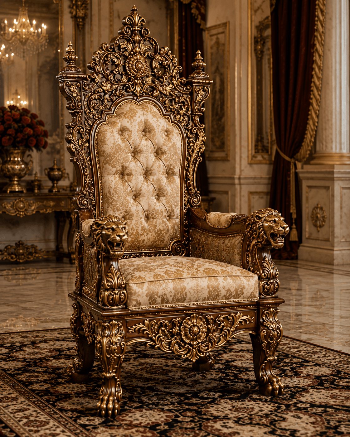 Maharaja Throne Chair - view 1
