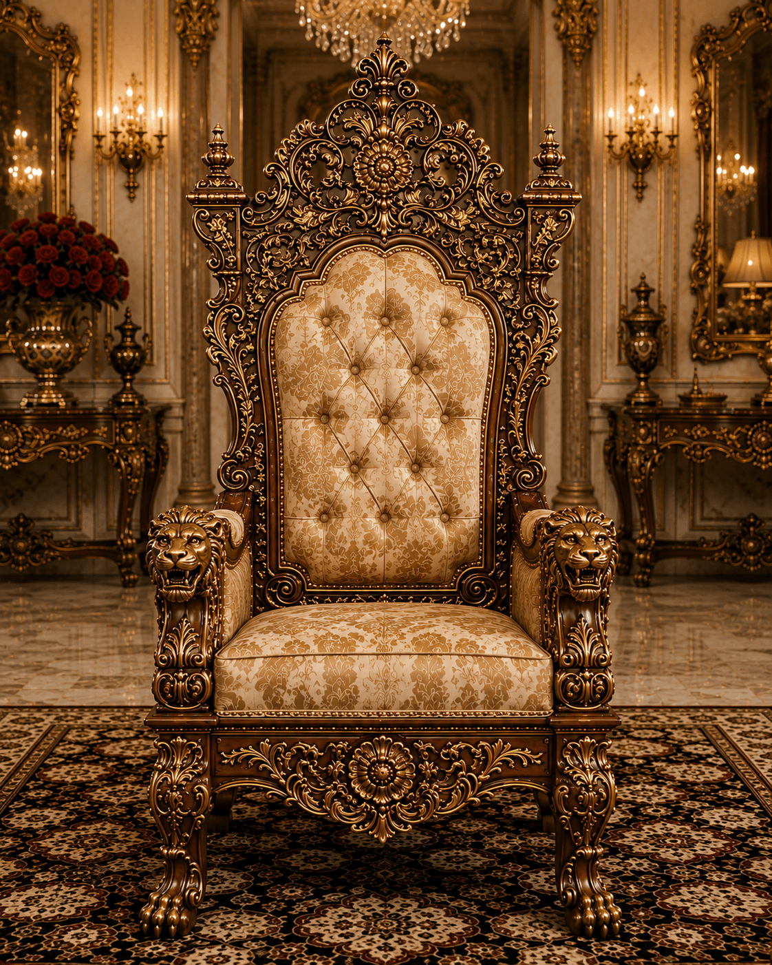 Maharaja Throne Chair - view 3