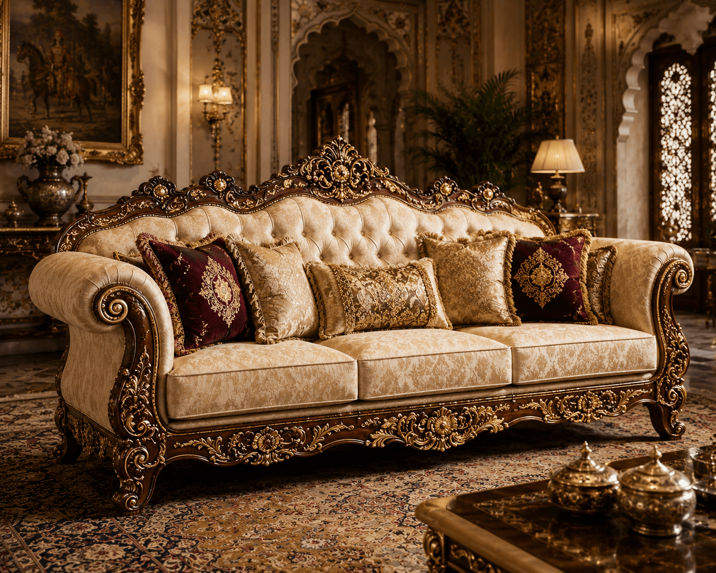 Rajwada Heritage Sofa - view 1