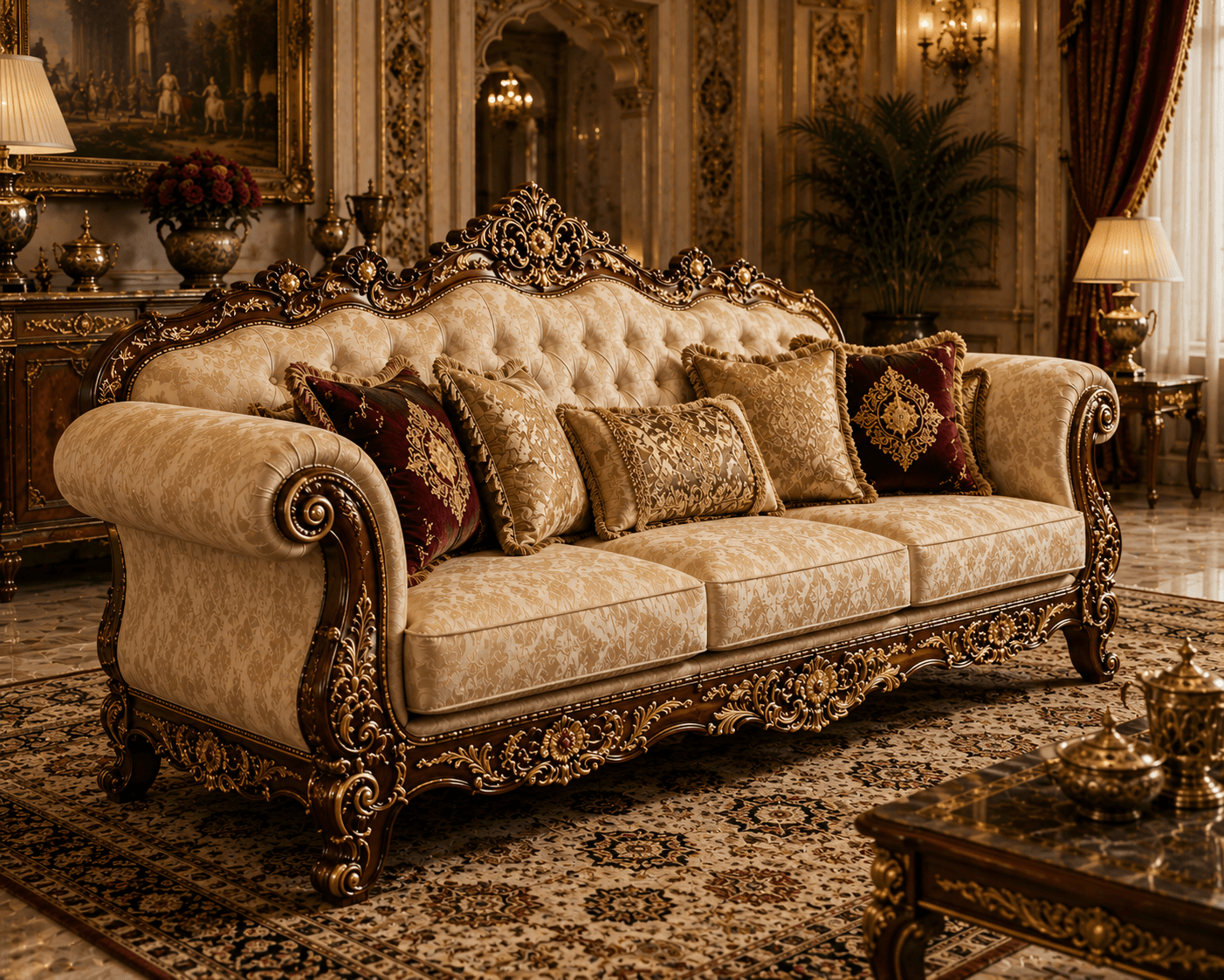 Rajwada Heritage Sofa - view 3